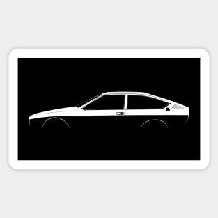 Alfa Romeo Alfetta GTV Silhouette Sticker